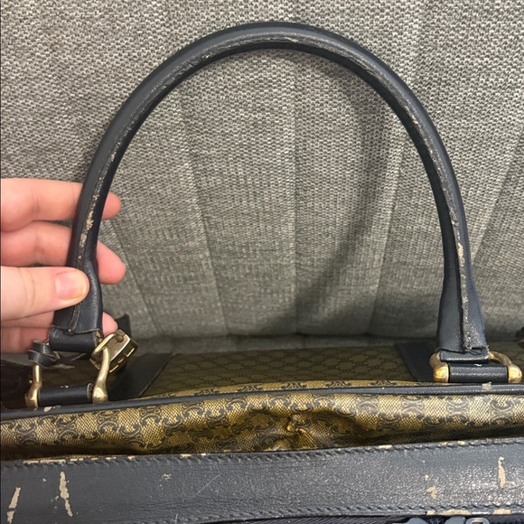 Celine Brown Macadam Handbag - Picture 10 of 13